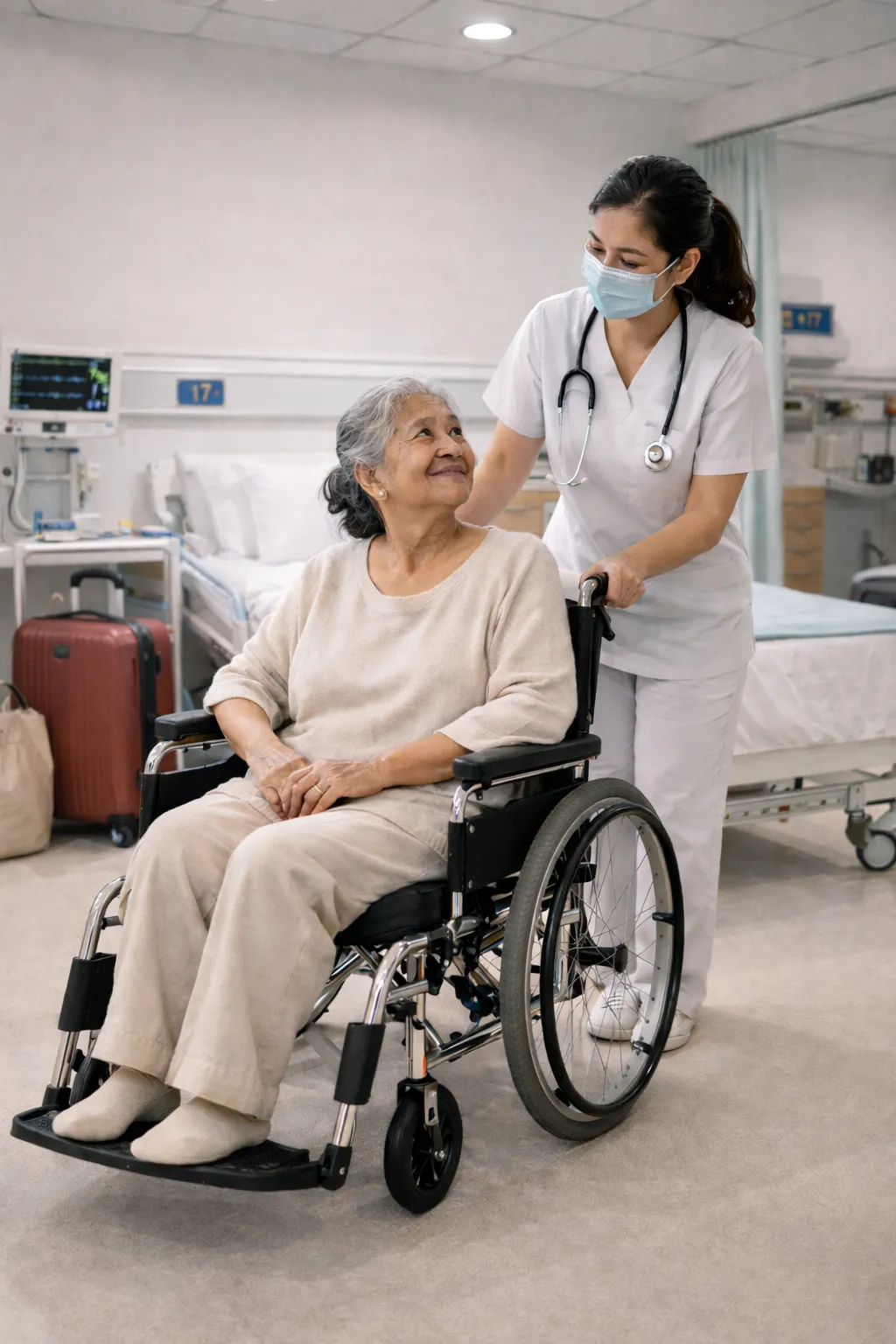 Wheelchair untuk pesakit lepas discharge hospital
